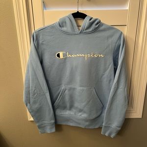 Champion size large hooded sweatshirt
